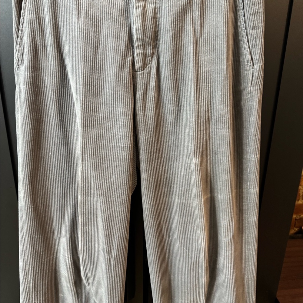 Men's Gray Corduroy Pants - Picture 4 of 9